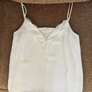 Socialite cream lace cami top